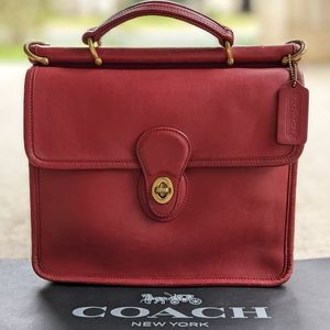 Vintage Red Coach Willis